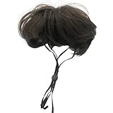 Perruque pour chien déguisement ajustable perruques amusantes en soie haute température vêtements pour petits moyens et grands chiens