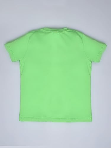 Image of Lux Cozi Printed Round Neck Half Sleeve Cotton T-Shirt for Boys | Prints May Vary |