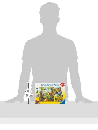 Ravensburger Kinderpuzzle - 09265 Wald-/Zoo-/Haustiere - Puzzle für Kinder ab 5 Jahren, mit 3x49 Teilen – Bild 6