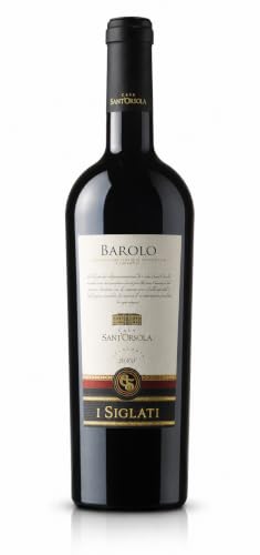 Sant'Orsola - Vino Rosso Barolo D.O.C.G. Siglati, Gusto Secco, Rotondo, con Note di Liquirizia, 1x750 ml