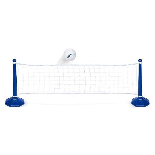 SwimWays Poolside Volleyball Set for Inground Swimming Pools