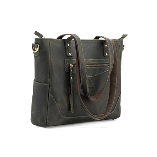 Image of Goatter Genuine Leather Office And Daily Travel Use Shoulder Bag For Women's,(Big Size)