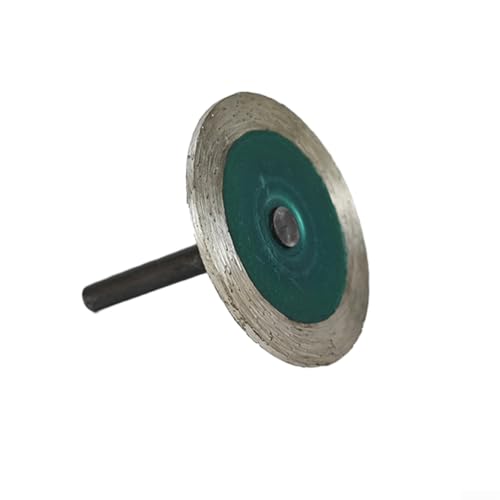 Disco de corte de sierra circular de vástago de 6 mm para grabado de piedra y hormigón, granito, plano para muela de diseño de nido para amoladoras rectas, 40/50/60 mm (6 x 50)
