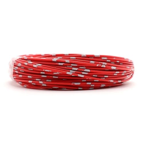 Image of Automotive Wires AVSS 24 22 20 18 16 14 13AWG Speaker Audio Cable OFC Oxygen-Free Copper Thin PVC Insulation Car Wire(Red,5M 14AWG SQ2.0MM)