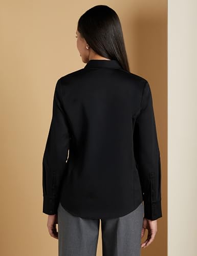 Image of Symbol Premium Women's Cotton Stretch Formal Shirt | Full Sleeve Button-Down | Regular Fit | Office-Wear | Desk-to-Dinner (Available in Plus Sizes)