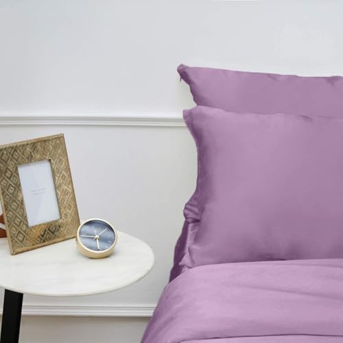 Image of RAGGLE Satin Silk Pillowcase for Hair and Skin Standard Size 18 inchX 28 inch with Soft Breathable Smooth Cooling Pillow Covers for Sleeping or Pillow Protector (4, Rose Tupe)