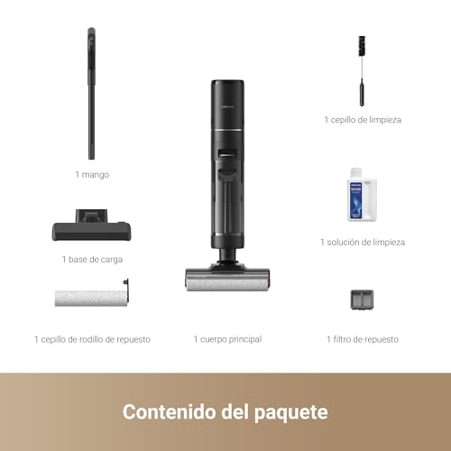 Image of DREAME H12 Pro Ultra Wet and Dry Vacuum Cleaner, Brush Cleaning 60C, 30 Min. Hot Air Drying, Self Cleaning with Fixed Scraper, 16 kPa Suction Power, Double Edge Cleaning, Intellectual Detect & Fit