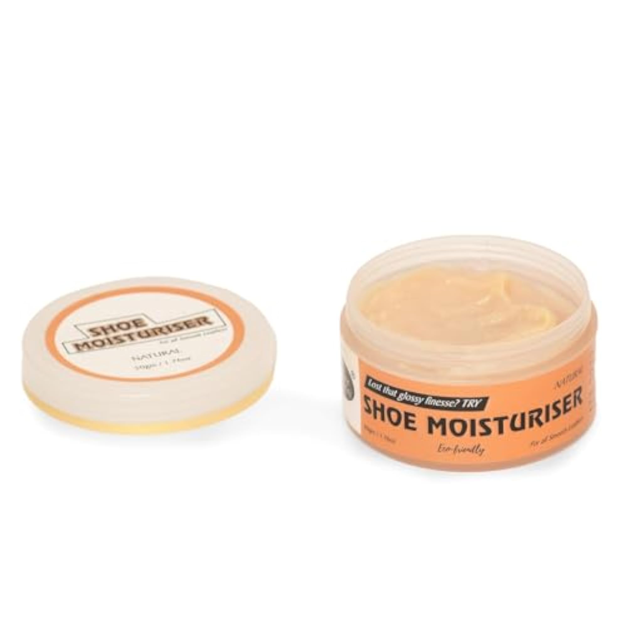 Moisturiser Cream for Soft Leathers with Horse Hair Brush