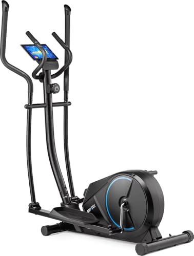XC1500 Magnetischer Crosstrainer für Zuhause, Elliptical Trainer mit 16-stufig Einstellbarem Widerstand, Ellipsentrainer für Zuhause, Crosstrainer Klappbar, Cardio Geräte für Zuhause