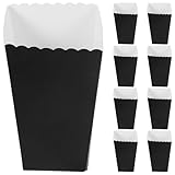 IMIKEYA 24個 ポップコーンボックス 紙製 容器 映画鑑賞やパーティー用スナックトレイ 多用途フードパッケージ 食品包装に