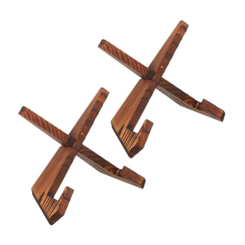 Cabilock 2pcs Wooden Cookbook Holder Vinyl Record Stand Versatile Reading Rack for Kitchen Home Space Saving Design Minimalist Style for Recipes Music Scores