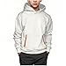 cool hoodies Boys Sweatshirts Long Sleeve Fleece Hoodie Thick Fashion Plain Hooded Pullover For Teens Fall Kids Clothes White 15 Years