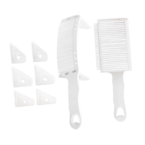 OFFIGAM 1 Juego De Peine Para Cortar El Cabello, Peine De, Herramienta De Corte De Pelo, Peine De Afeitar Para Hombres, Peine Plano, Peines Portátiles Para Cortar El Cabello,