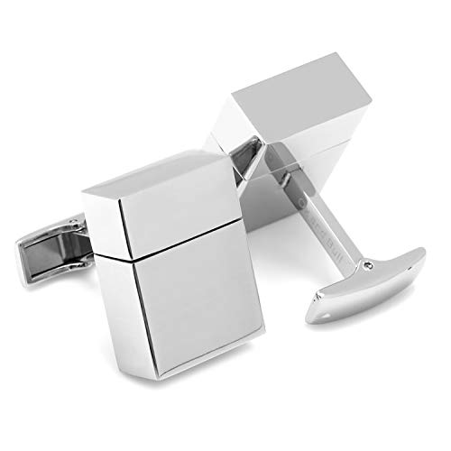 CUFFLINKS INC Stainless Steel 8GB USB Flash Drive Cufflinks (Silver)