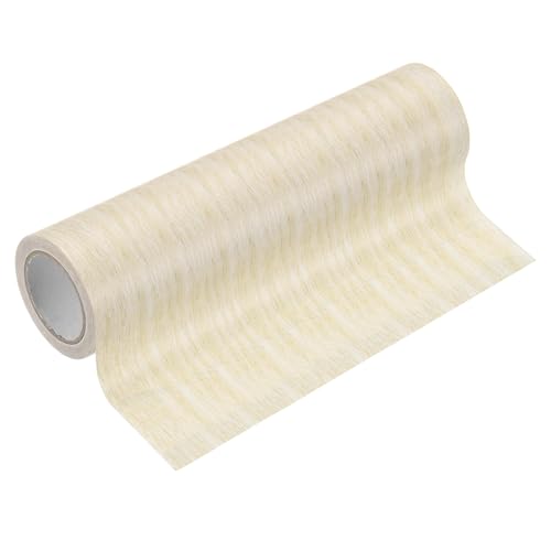 Image of PATIKIL Wood Grain Tape 7.9 inch x 15 Ft, Self-Adhesive Wood Texture Repair Tape Realistic Wood Effect Contact Paper Patch for Furniture Cabinets Floor Walls Home Decoration, Light Yellow Oak