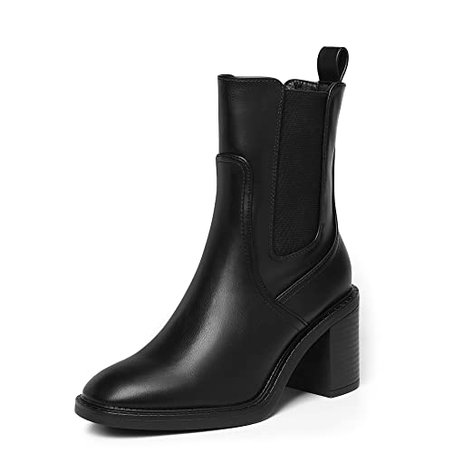 DREAM PAIRS Women's Pointed Toe Chelsea Ankle Boots #TOP26