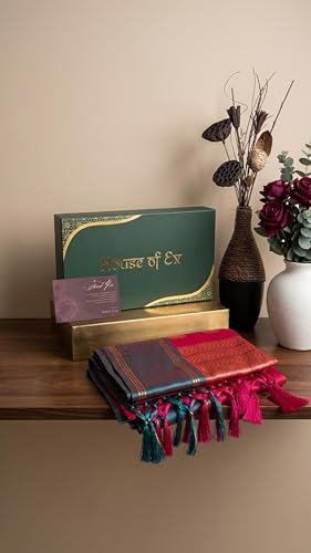 HOUSE OF EX pink mysore silk saree – image 2