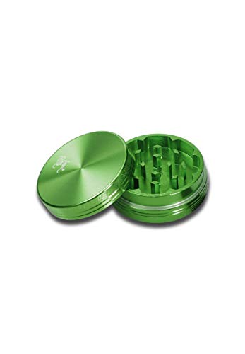 SF Black Leaf Grinder GRÜN 2 teilig INKL. Geschenk-Dose (Ø: 55 mm; H: 17 mm) – Bild 3