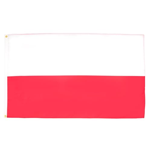 BANDIERA POLONIA 90x60cm - BANDIERA POLACCA 60 x 90 cm - AZ FLAG
