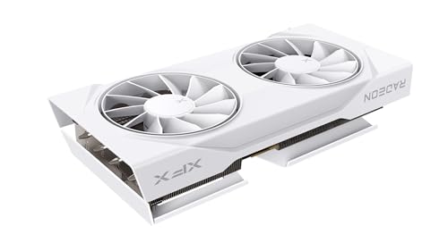 Image of XFX Swift AMD Radeon RX 9060 XT OC White Gaming Edition with 8GB GDDR6 HDMI 2xDP, AMD RDNA 4 RX 9060XT RX-96TSW8GWQ