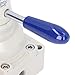 Air Hand Valve Rotary Lever 2 Position 4 Way Pneumatic Control Switch Accessory Aluminium Alloy Pneumatic Hand Lever for Automatic Production Industrial Equipment(4HV310-08)