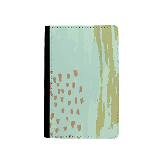 Étui portefeuille de voyage plantes matcha multicolore : organiseur de passeport classique