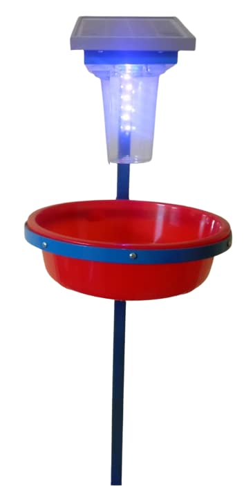 Bhanu Solar Solution's Jumbo Automatic Solar UV Light, Li-Ion Battery and Tray Insect Trap with 10 watt Solar Panel for Pest Collection, Yellow (Red, 2)-image-44