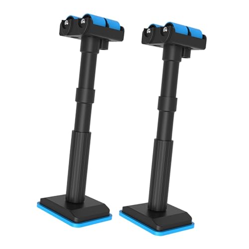 2 Pièces Tige de Support Télescopique Réglable, Folpus Support d'Installation de Porte d'Armoire de Salle de Bain, Capacité de pour Installation de Meuble-Lavabo