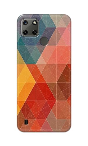Image of Printed Hard Back Cover Case for Realme C21Y | Realme C25Y Back Cover (Crumpled Design) -1111