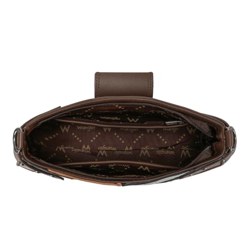 Image of Wrangler Western Shoulder Bag for Women Small Purse Aztec Hobo Bag HandBag with Detachable Strap