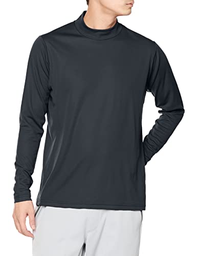 [ミズノ] トレーニングウェア ブレスサーモ 長袖 Tシャツ ハイネック 吸湿発熱 32MA2544 メンズ ブラック 2XL