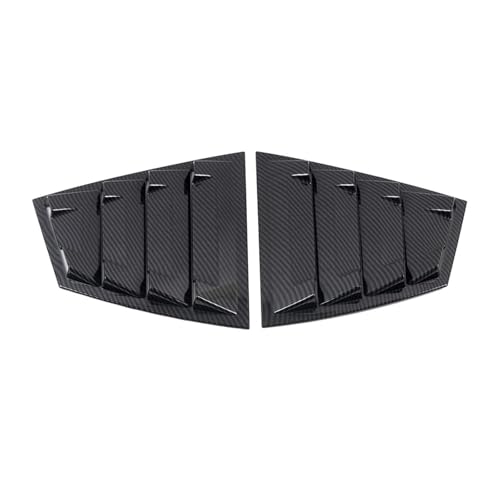 Cache fenêtre de quart arrière pour Subaru WRX contre la chaleur texture carbone