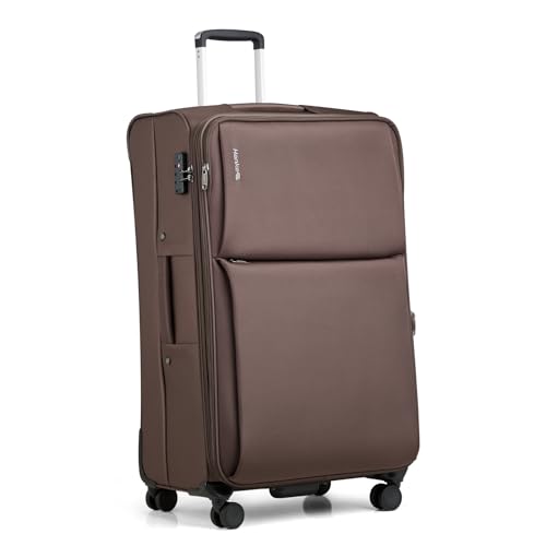 Image of Hanke Large Checked Luggage, 28 Inch Suitcase with Garment Compartment