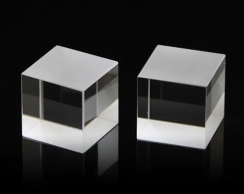 Image of Beam Splitter Cube, Optical Glass Dichroic Prism, 50:50 Ratio, Scientific Spectrometer (10mm)