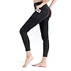 Foyo-peach-High-Waist-Yoga-Pants-with-Pockets-Tummy-Control-Workout-Running-Athletic-Yoga-Legging-for-Women Foyo peach Women's High Waisted Yoga Leggings with Pocket, Workout Sports Running Athletic Pants with Pocket Grey XL
