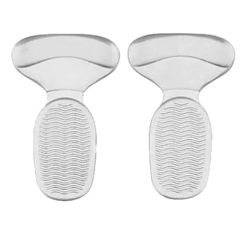 Palmilha de Silicone 2 em 1, Protetor de Calcanhar, Ajuste para Sapatos