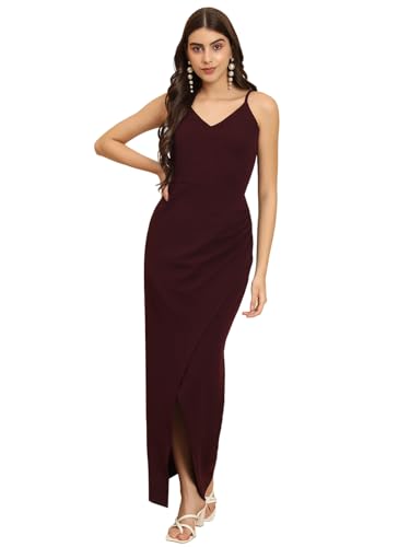 Image of Trend Arrest.ed Women's Bodycon Midi Dress | Casual & Night Out Fit | Slim Fit Stretch Fabric