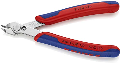 KNIPEX Tools - Electronics Super-Knips, INOX Steel, Multi-Component (7823125), Multicolor - Image 2