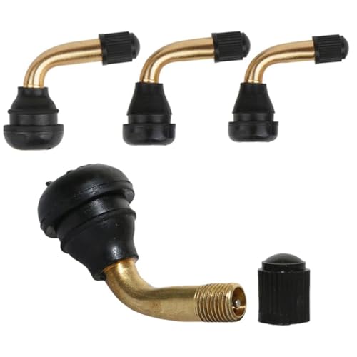 GXGM Valve Tubeless VTT, 4 Pièces Valves à Angle de 90 Degrés, Valve Tubeless, Convient aux...