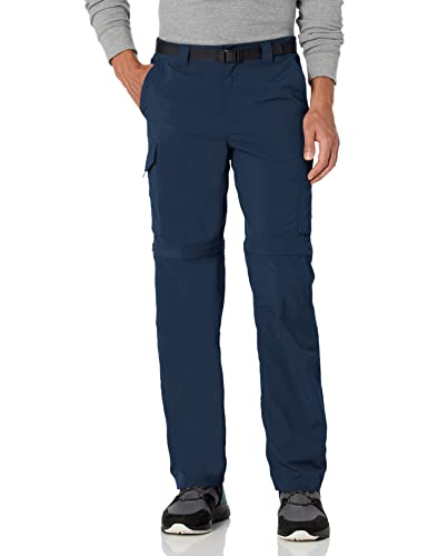 Image of Columbia Men's Silver Ridge Convertible Pant, Petrol Blue, 44x30