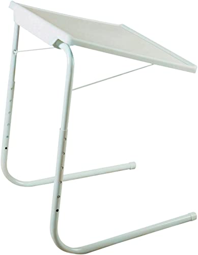 Aidapt Light Duty Easy to Move Portable Foldable Adjustable Multi Functional Table. White