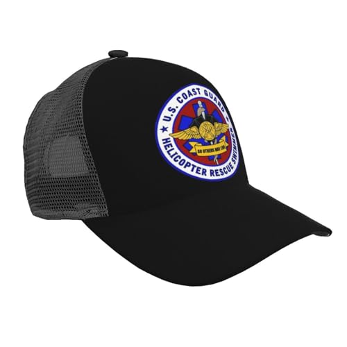 USCG Asts (Helicopter Rescue Swimmers) Unisex Mesh Baseball Caps - Classic Adjustable Hat