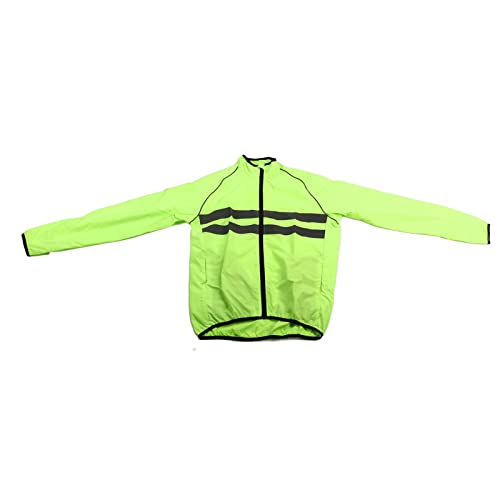 Chaqueta reflectante para ciclismo transpirable verde 2XL miniatura 4