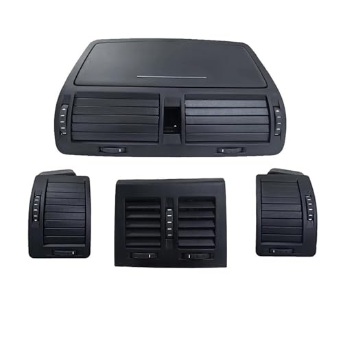 Grille tableau bord Skoda Octavia 2 A5 en ABS renforcé aérateurs climatisation noirs