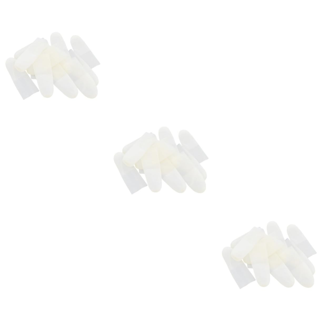 FOMIYES 3sets Protective Fingertips Stretchy for Wounds Repair Painting 150pcs*3