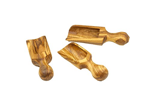 D.O.M. Die Olivenholz-Manufaktur D.O.M. Palita 6 cm, Madera de Olivo 3 Piezas. Set