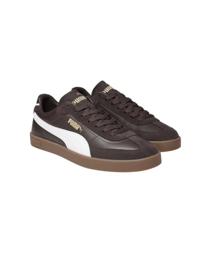 Image of PUMA | Club II Era Sneakers | Chocolate Brown-White | 9UK