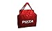 REPLOOD Zaino Borsa Termica Portapizza Porta Pizza da Asporto Chiusura a Zip Rosso o Blu capacità 43 Litri 40x32x32 cm