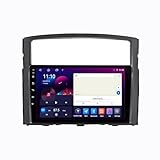 Android Autoradio pour Mitsubishi Pajero 4 V80 V90 2006 2014 GPS Autoradio 2 Din Android GPS Navigation Caméra de Recul pour, 4 Core 2G+32G