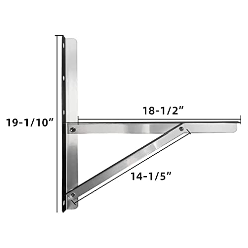 Rust-Free-Stainless-Steel-Support-Bracket-Mounting-Hardware-for-9000-24000BTU-Condenser-Ductless-Mini-Split-Air-Conditioner-Heat-Pump-Systems